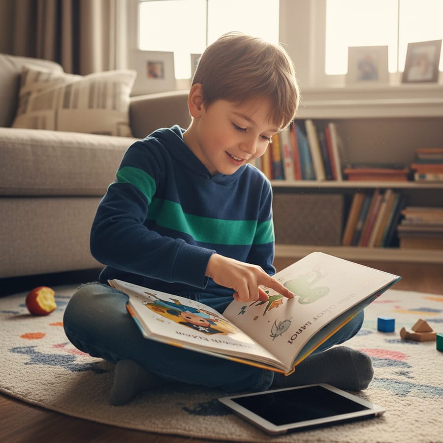 Featured image for Screen-Time Swap: Personalized Books as a Transition Tool